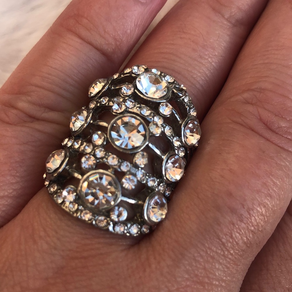 Beautiful Stunning Statement Piece Ring. Size 8 - image 1